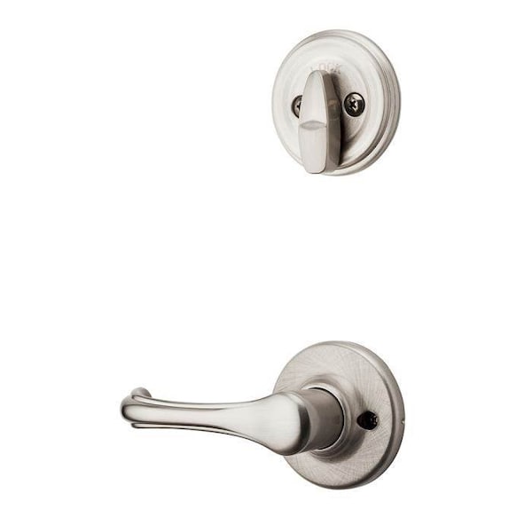 Kwikset Dorian Lever Interior Single Cylinder Handleset Trim 966DNL-15 - main